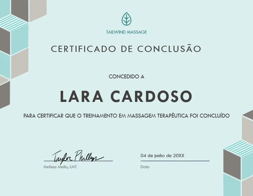 Certificado de Conclusão modern-geometric