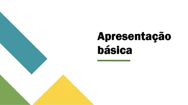 Apresentação anual geométrica modern-geometric