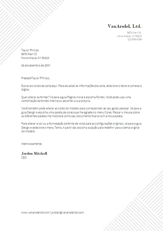 Cabeçalho com listras modern-geometric