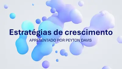 Apresentação "Esferas azuis"