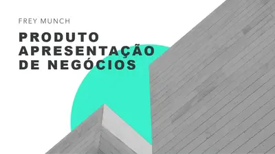Apresentação modernista clara modern bold