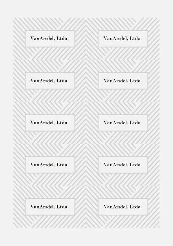 Cartões de visita com listras modern-geometric