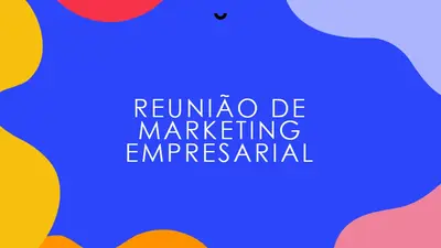 Apresentação em negrito grande organic simple