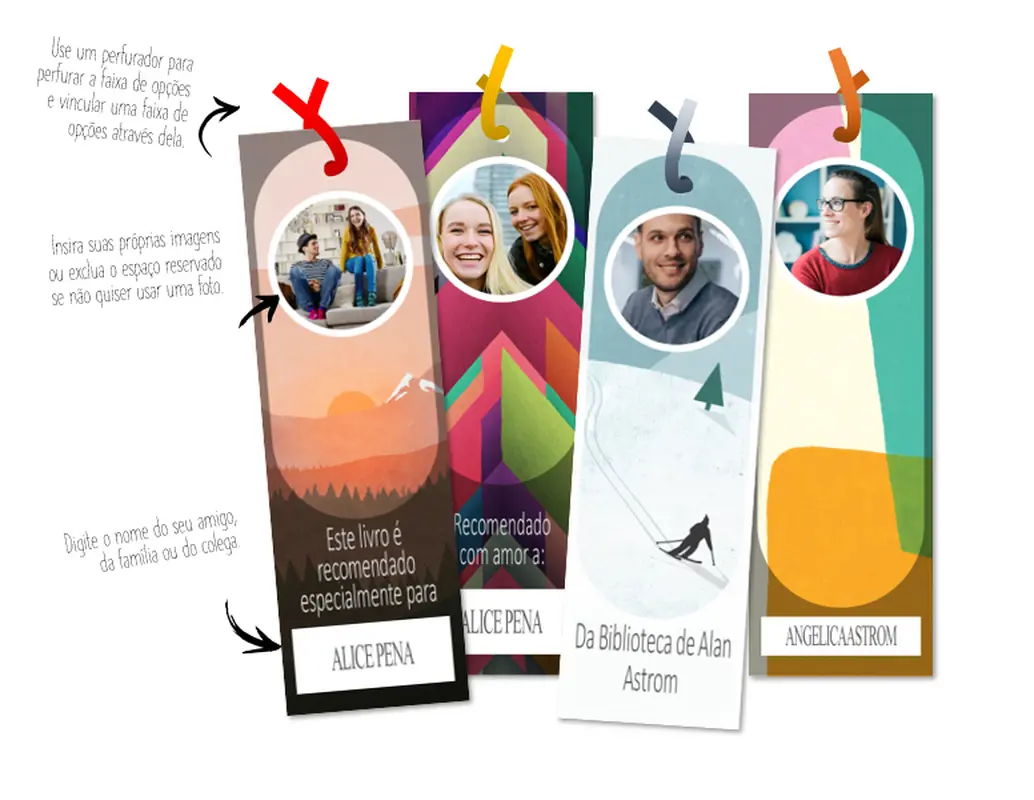 Indicadores personalizáveis organic simple