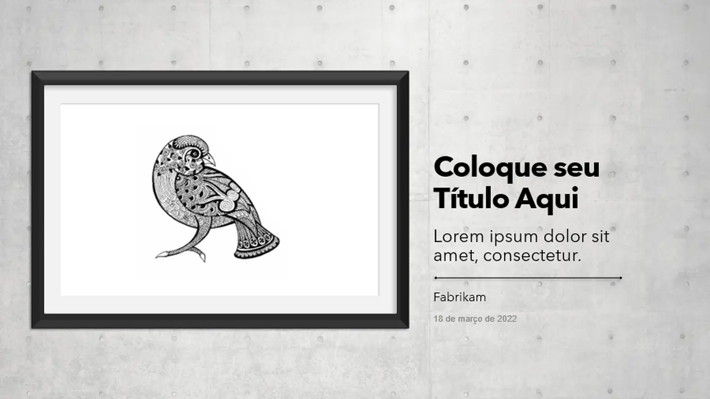 Álbum de fotos de artes modern simple