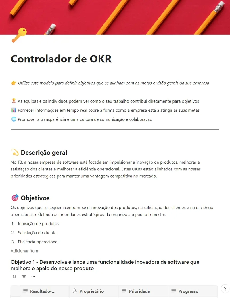 Controlador de OKR