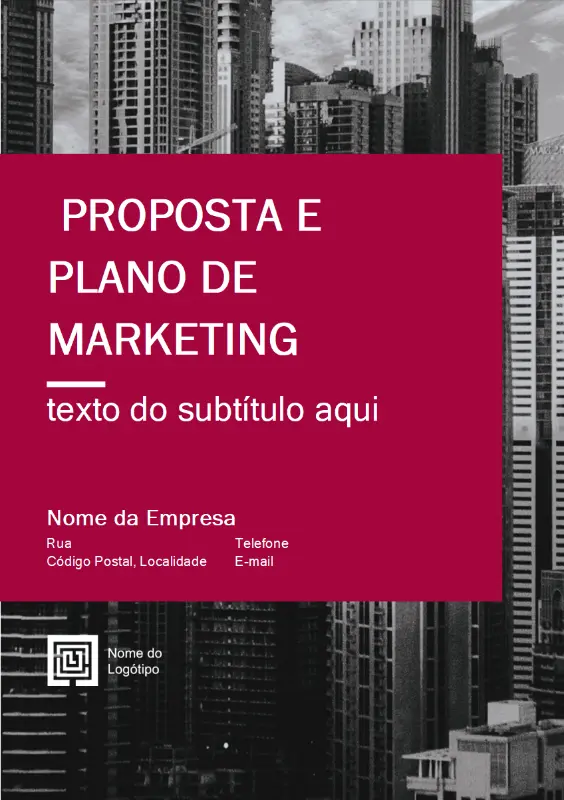 Relatório empresarial (design Profissional) red modern-simple