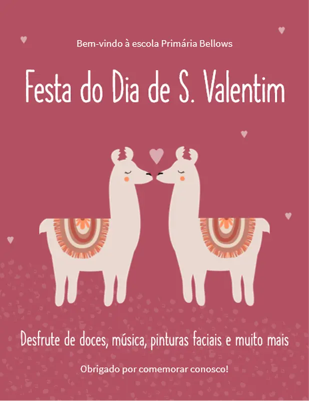 Impressões do Dia dos Namorados whimsical color block