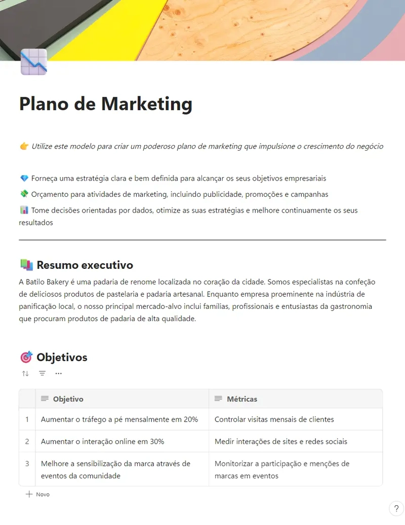 Plano de Marketing