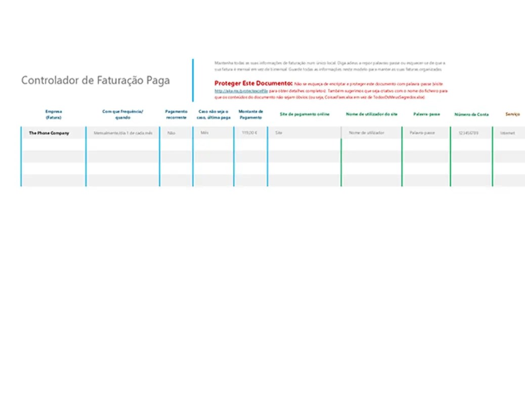 Controlador de Faturação Paga modern simple