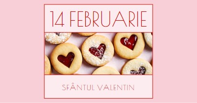 Felicitare de Sfântul Valentin pink modern-simple