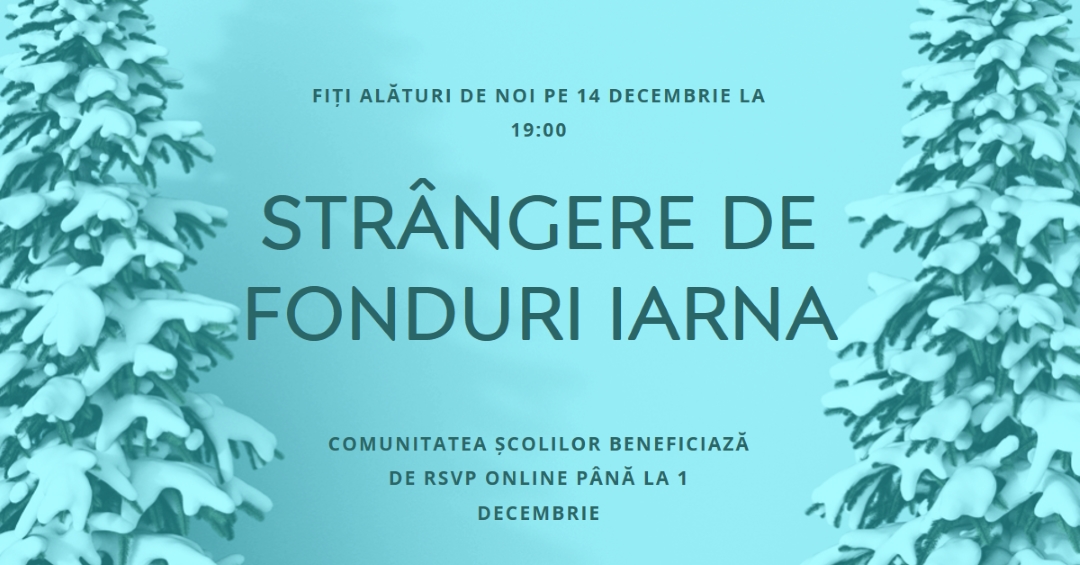Tărâmul minunilor de iarnă blue modern-simple