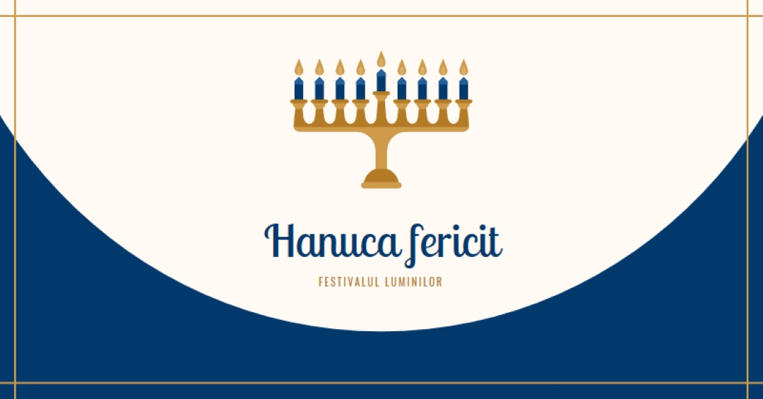 Aura Menorah white modern-color-block