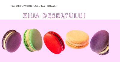 Nu ratați Ziua Desertului purple modern-bold