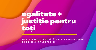Ziua Internațională de Onoare împotriva homofobiei purple modern-bold