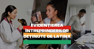 Sărbătoriți afacerile deținute de latinx white modern-simple