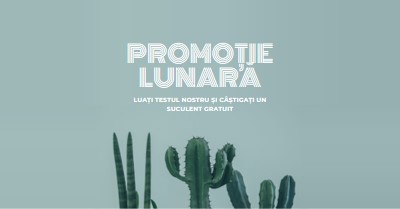 Test lunar cu promoție green modern-simple