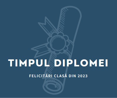 Diploma ta blue modern-simple