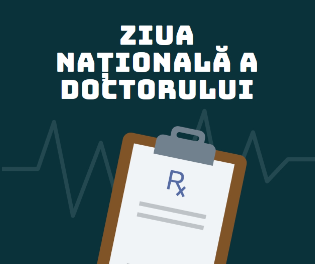 Astăzi este Ziua Națională a Doctorului blue modern-simple