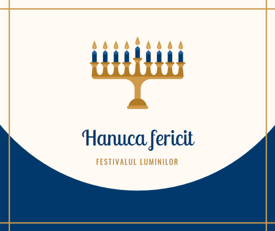 Aura Menorah white modern-color-block