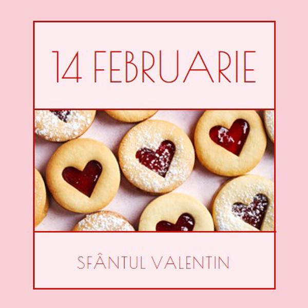 Felicitare de Sfântul Valentin pink modern-simple