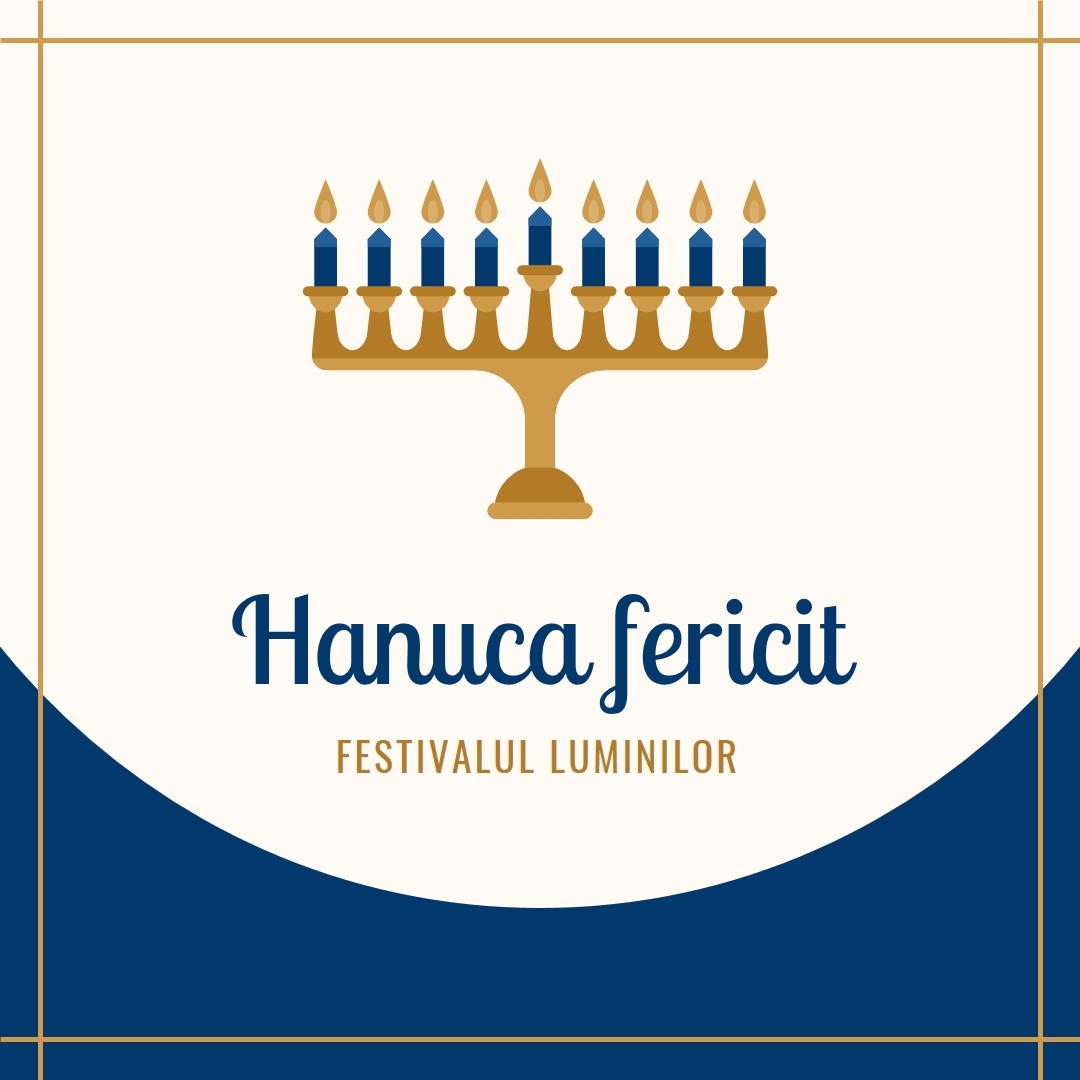 Aura Menorah white modern-color-block