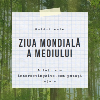 Protejați natura green modern-simple