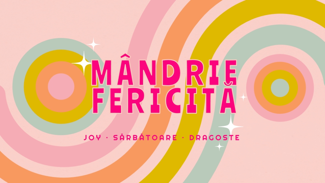 Bucurie, sărbătoare, dragoste pink vintage-retro