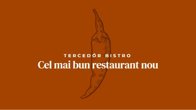 Suntem cel mai bun restaurant nou red modern-simple