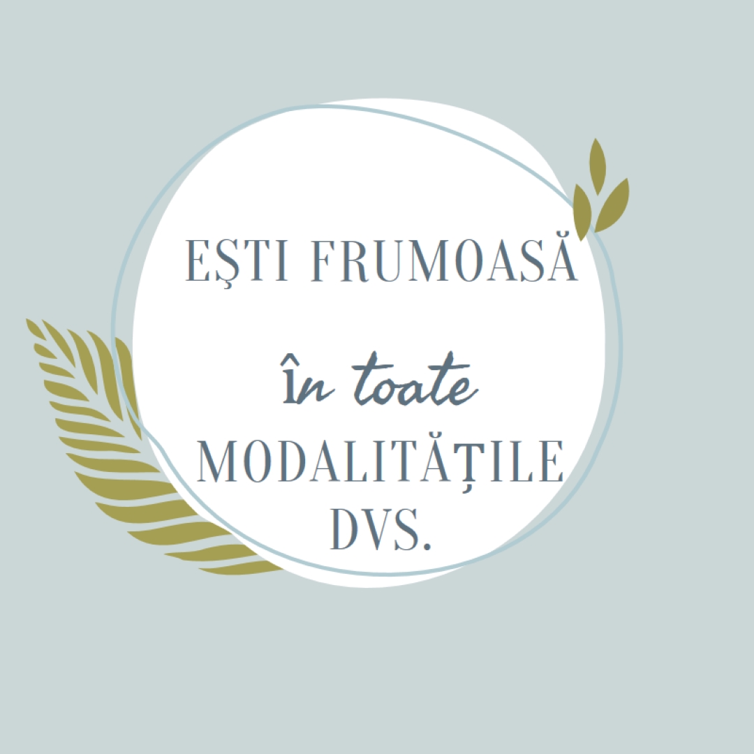Frumoasă în toate modurile tale blue organic-simple