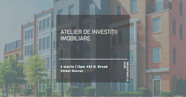 Investiție urbană blue modern-simple
