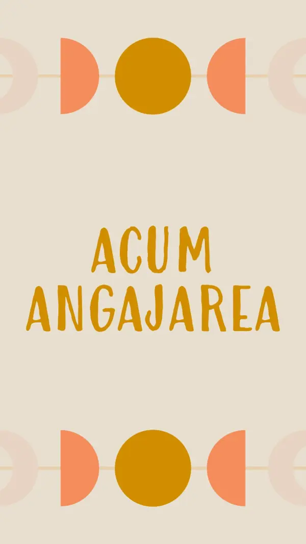 Cicluri de lună pastel yellow organic-boho