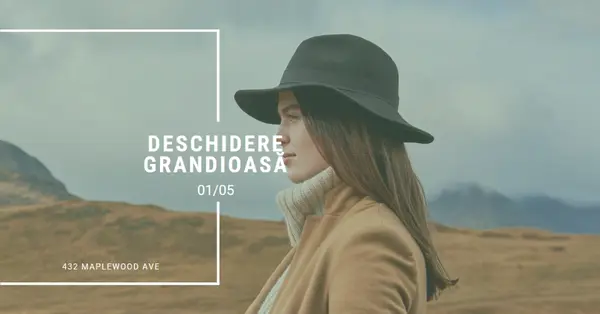 Câmpii de vânt brown modern-simple