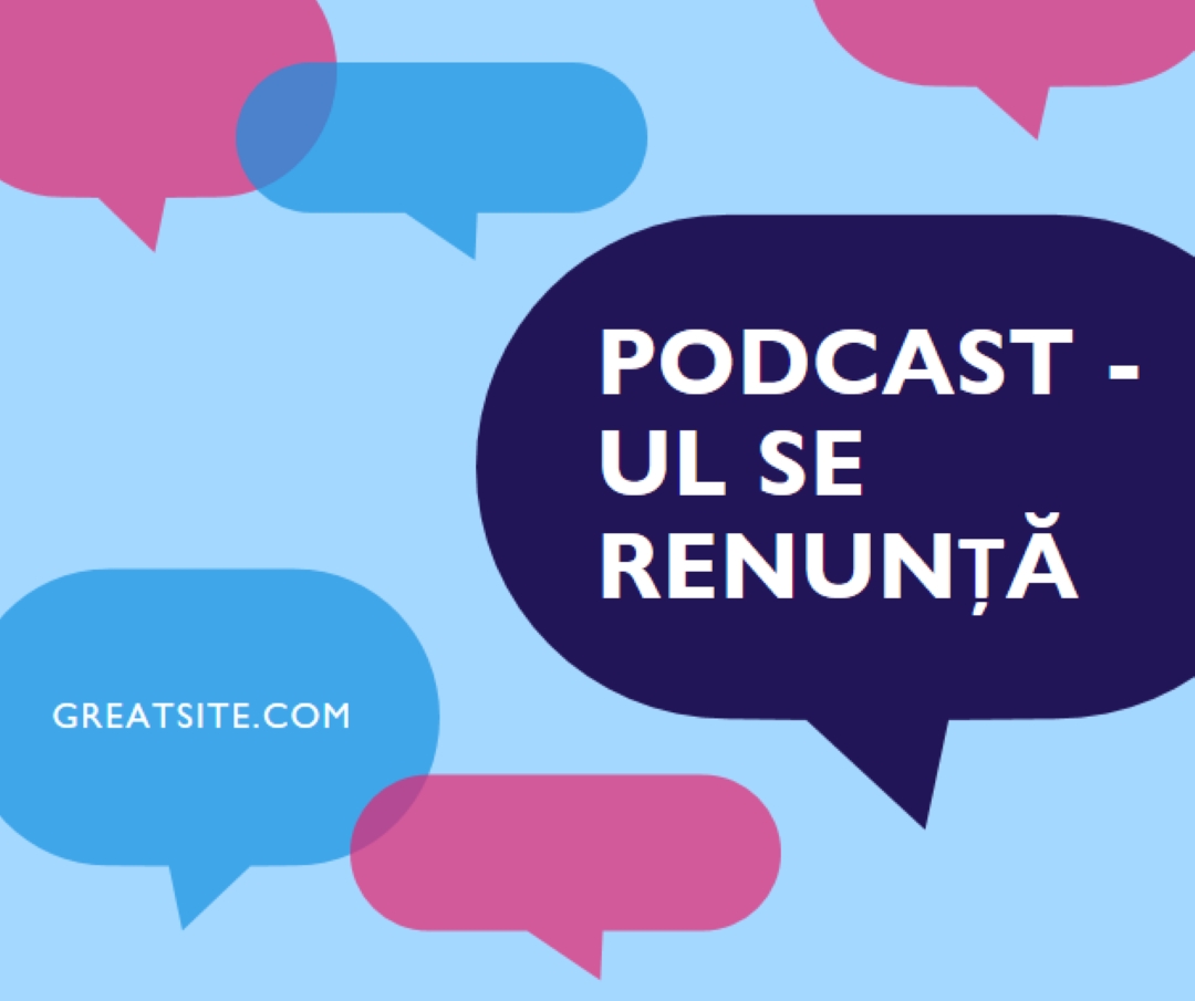 Podcastul se fixează acum blue modern-color-block