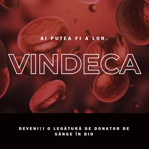 Deveniți donator de sânge red modern-simple