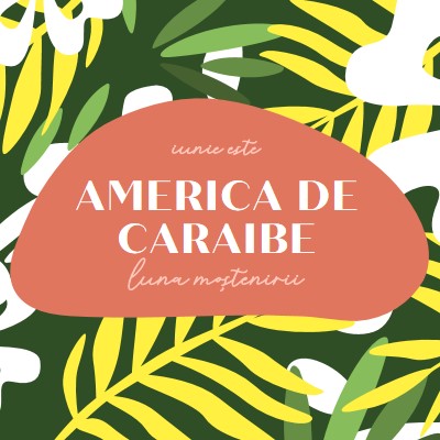 Onorarea Patrimoniului American Caraibilor green organic-simple