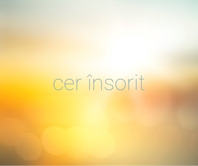 Ceruri însorite yellow modern-simple