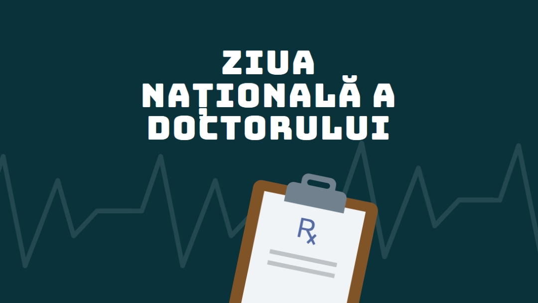 Astăzi este Ziua Națională a Doctorului blue modern-simple