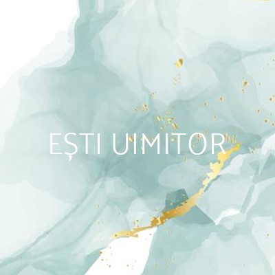 Ești uimitor blue modern-simple