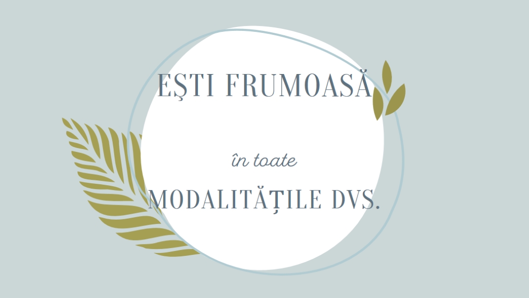 Frumoasă în toate modurile tale blue organic-simple