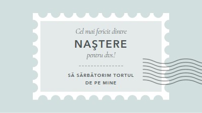 Zi de naștere minunată blue modern-simple