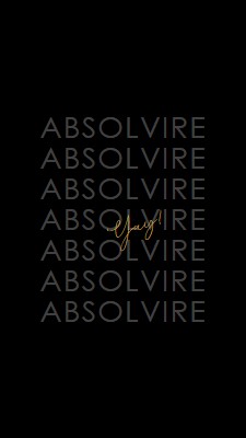 Yay pentru absolvire black modern-simple