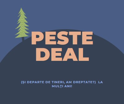 Peste deal blue modern-bold