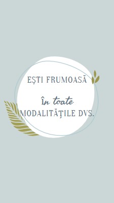 Frumoasă în toate modurile tale blue organic-simple