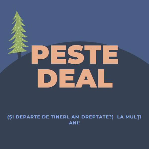 Peste deal blue modern-bold