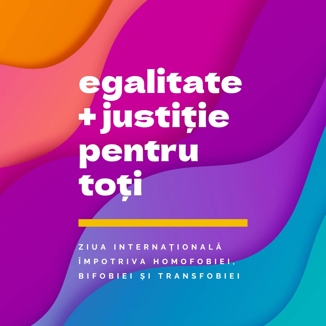Ziua Internațională de Onoare împotriva homofobiei purple modern-bold