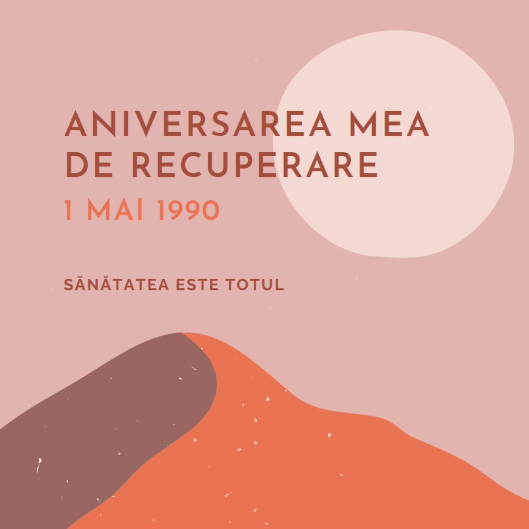 Aniversarea mea de recuperare pink organic-boho