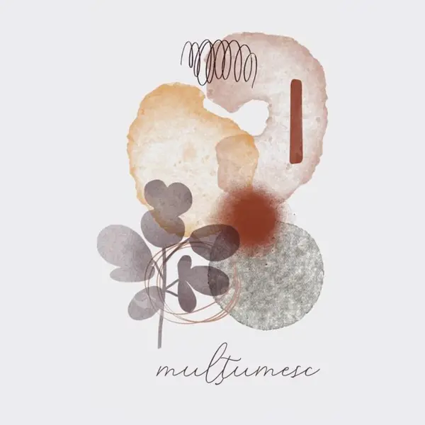 Mulțumiri artistice gray modern-simple
