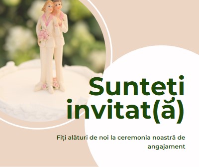 Sunteți invitat să vă comiteți pink modern-simple