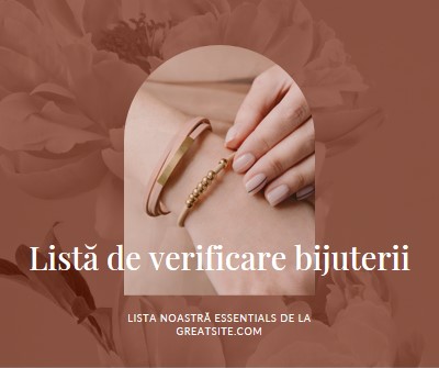 Listă de verificare bijuterii pink organic-boho